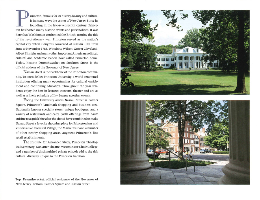Original Governors Lane brochure showing design and home presentation